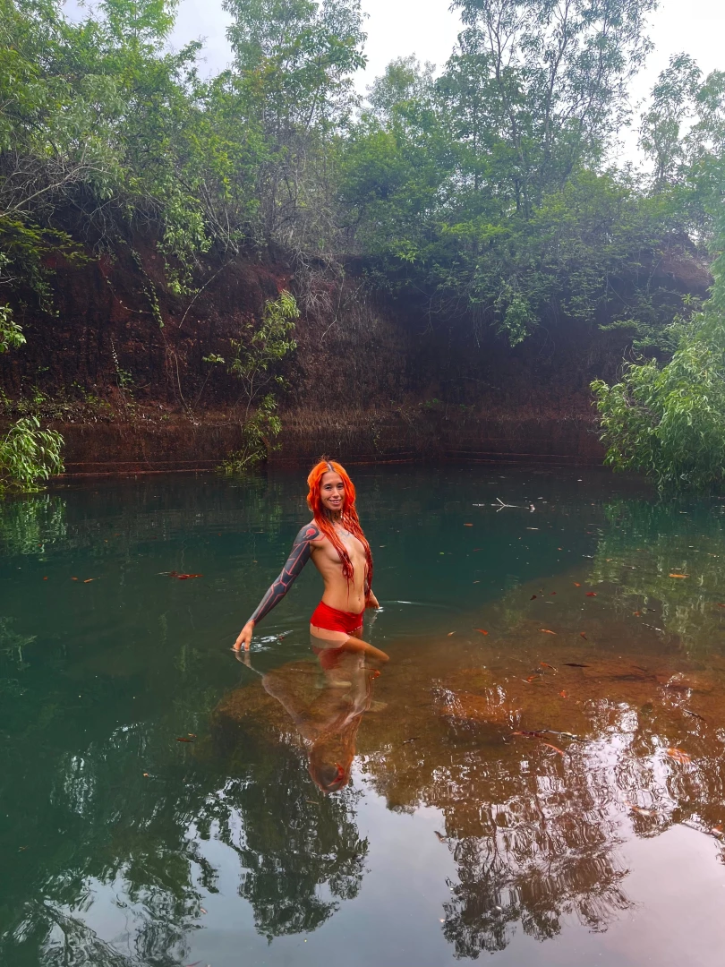 Let me be your water nymph unlock and experience the naughty outdoor part 1 