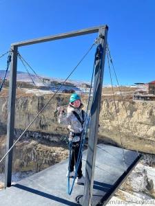 Leap of faith by the way according to a coworker i screamed the part 1