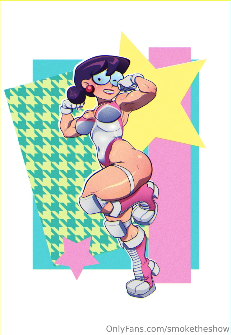 Drew a cute mama from punch punch forever 