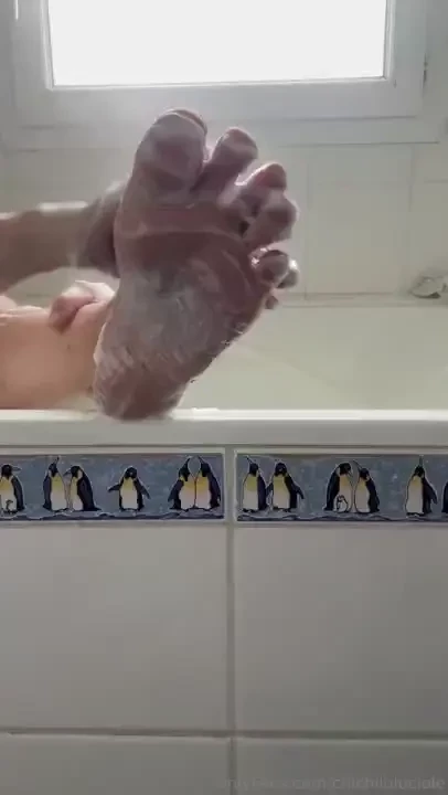 You want to wash my feet 