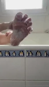 You want to wash my feet