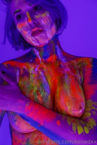 My body painting skills are lacking lol will you help paint me next part 1