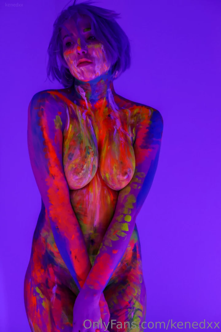 My body painting skills are lacking lol will you help paint me next 