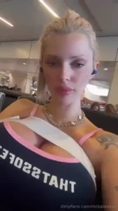 The stares i get at the airport at least these big melons are on their