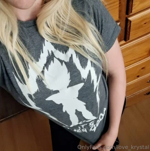 Been watching anime in my vegeta shirt today