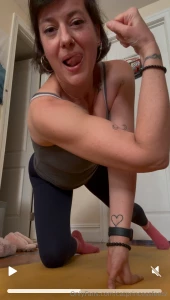 Wanna see my workout tabi socks leggings and camisole cum drool yes i