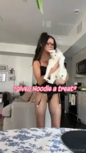 Do you agree is noodle the smartest cat in the entire world-- yes or part 1
