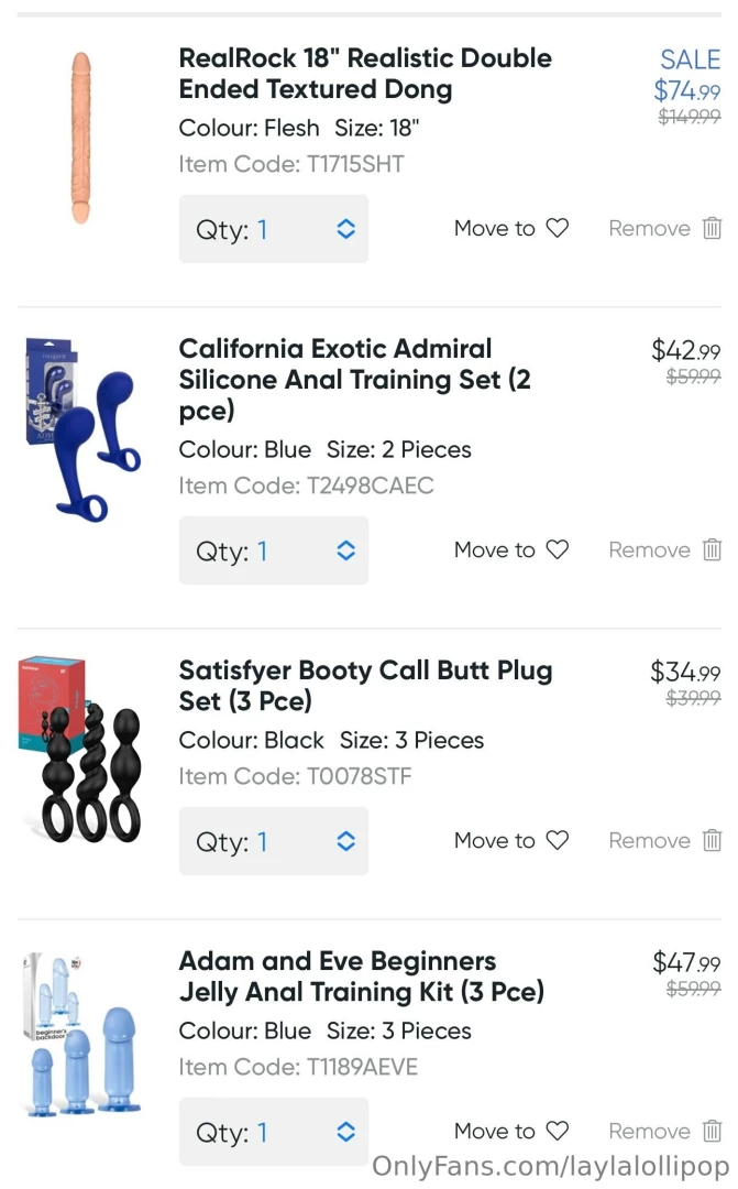 Getting ready for anal training series working my way up to some real 