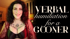 Verbal humiliation for a gooner fall under my spell in this