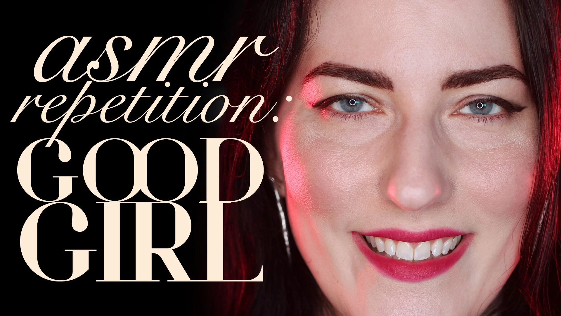 Slow-mo asmr repetition good girl do you melt when you hear the words 