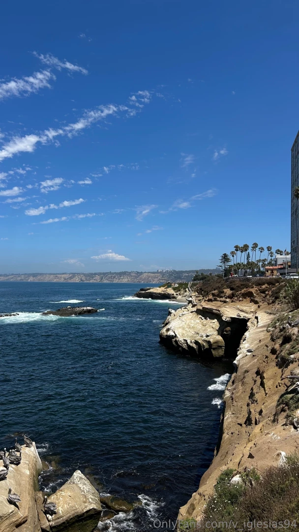 Visitando cositas de san diego california la jolla sea wall un buena part 4 
