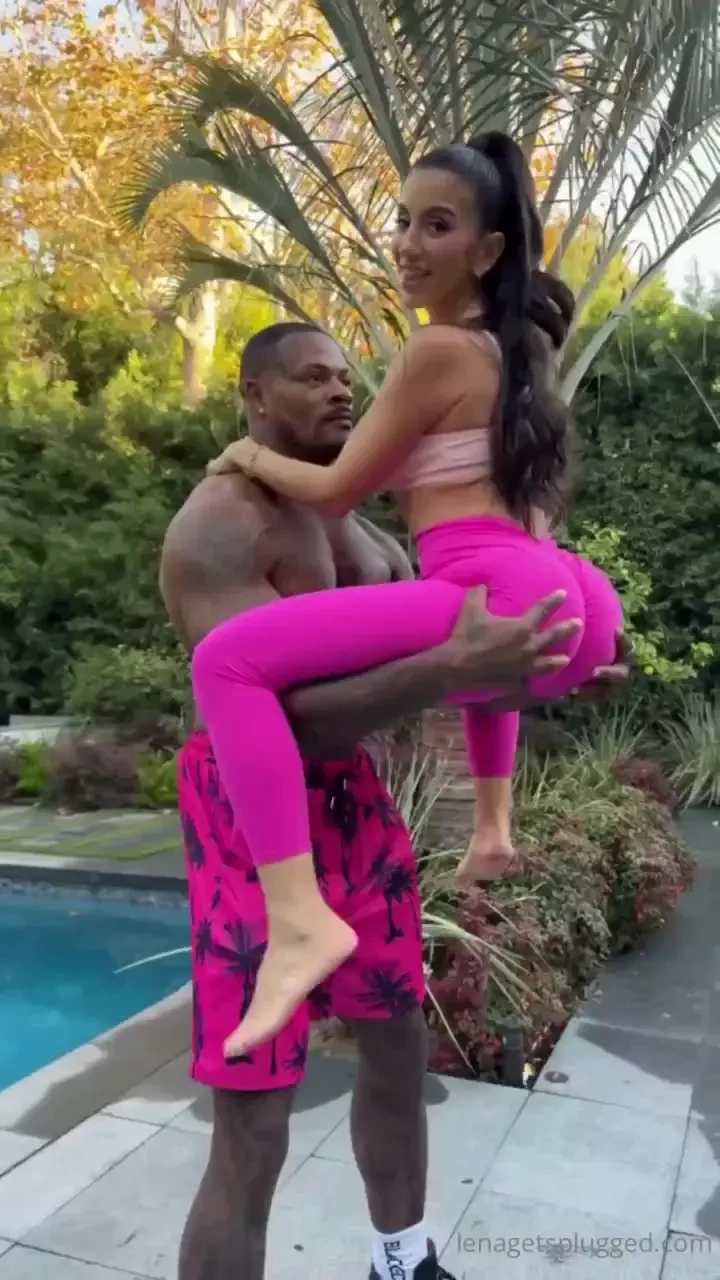 Just my personal trainer and i showing off this new crazy work out 