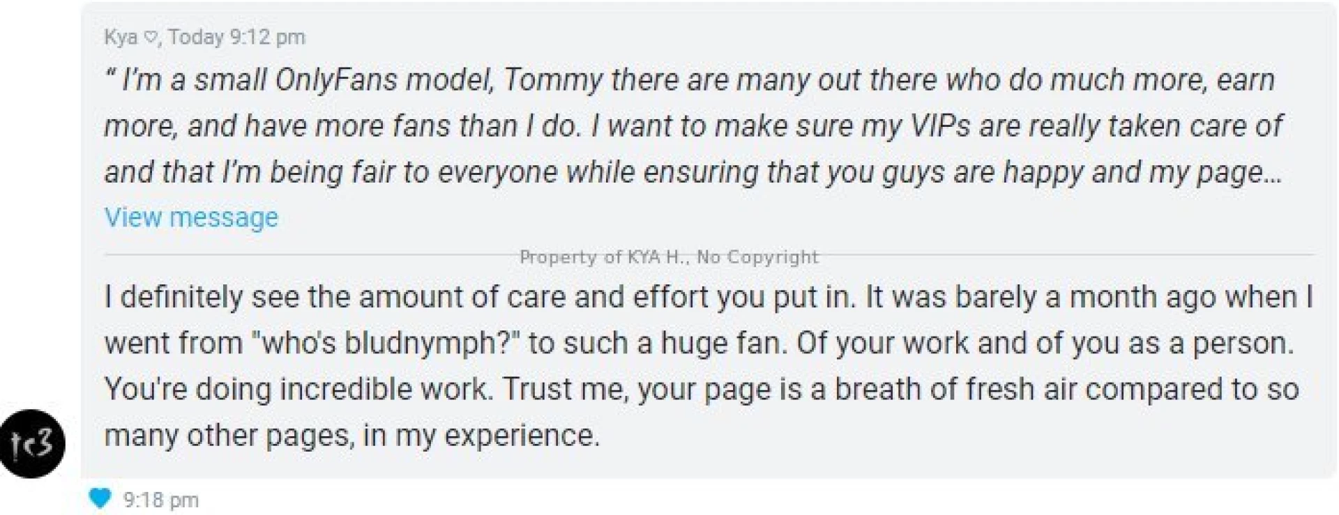 Hello loves i just wanted to end the day with a heartwarming 