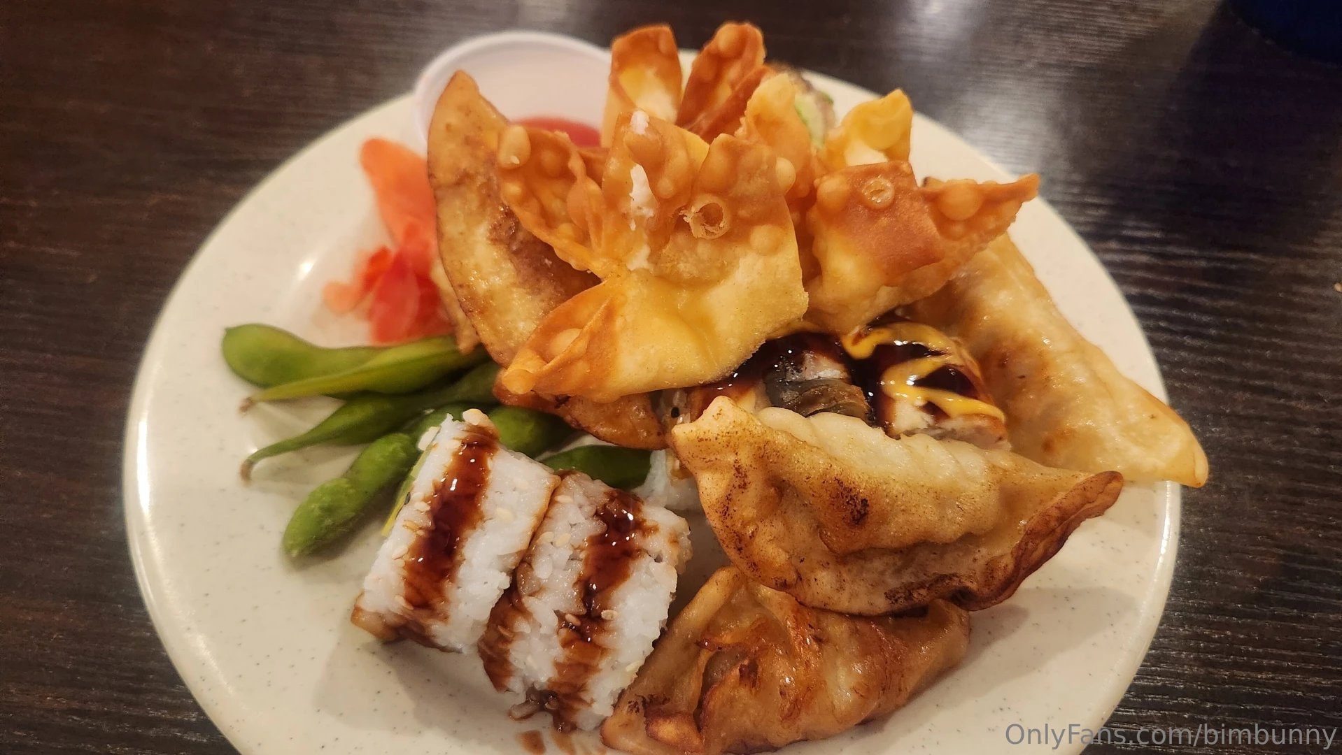 Went to an all you can eat buffet not photographed is the 2 other part 1 