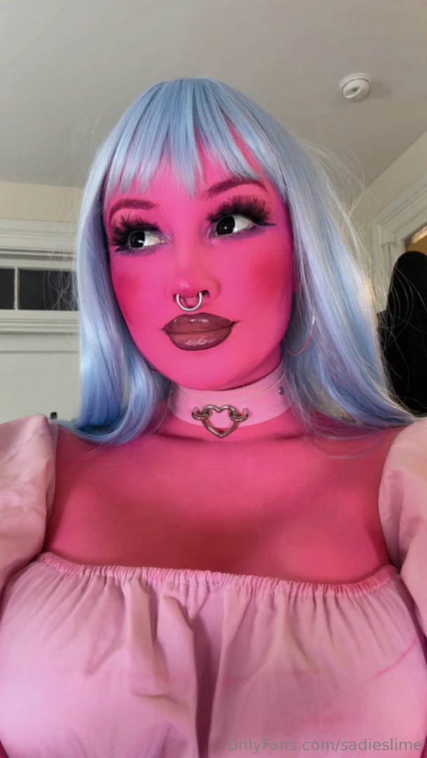 All dolled up and dripping mischief click baby 