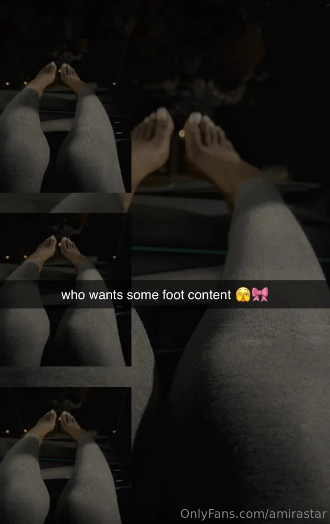 Who wants feet contents 