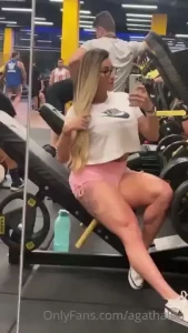 Enjoy how i tone and exercise my sensual sexy body with desire for you