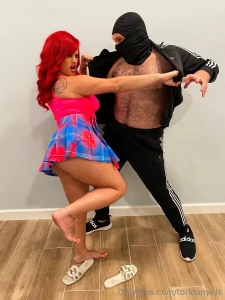 Watch as i destroy his balls poor guy