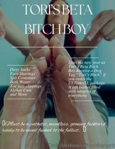 A new year and new you who s going to be my little bitch boy for 2025