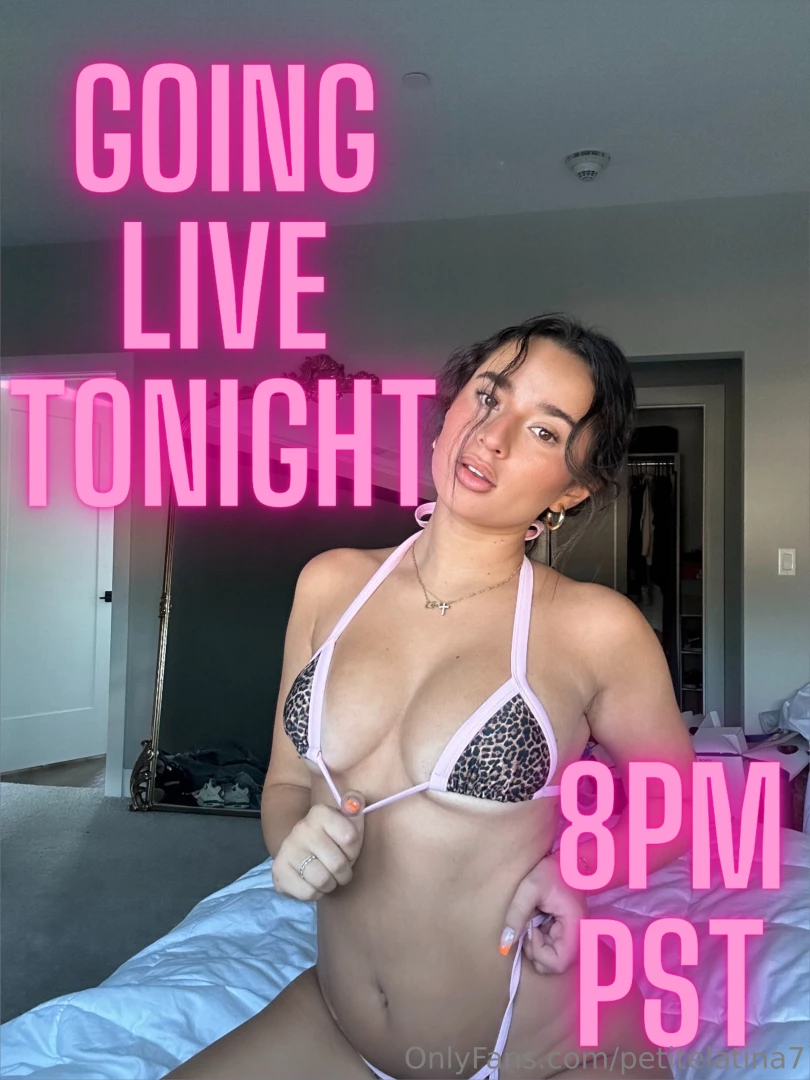 Going live tonight i better see you there papi 8pm pst 
