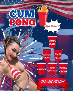 Nasty beer pong night wanna play with me baby roll the dice aim for my