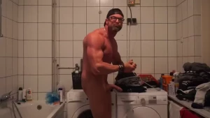 While the shower runs