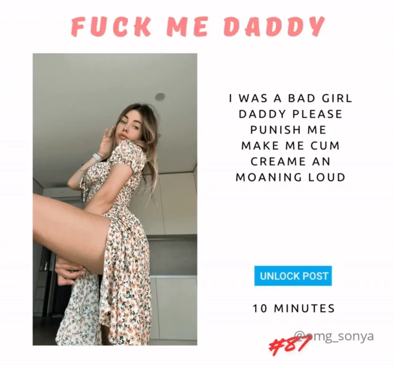 Fuck me daddy i was a bad girl daddy please punish me make me cum 