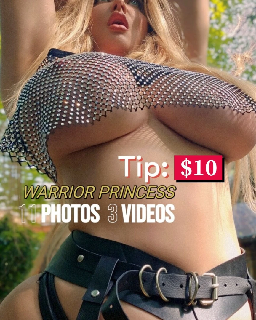 Do you want see more of the warrior princess tip this post and dm me i 