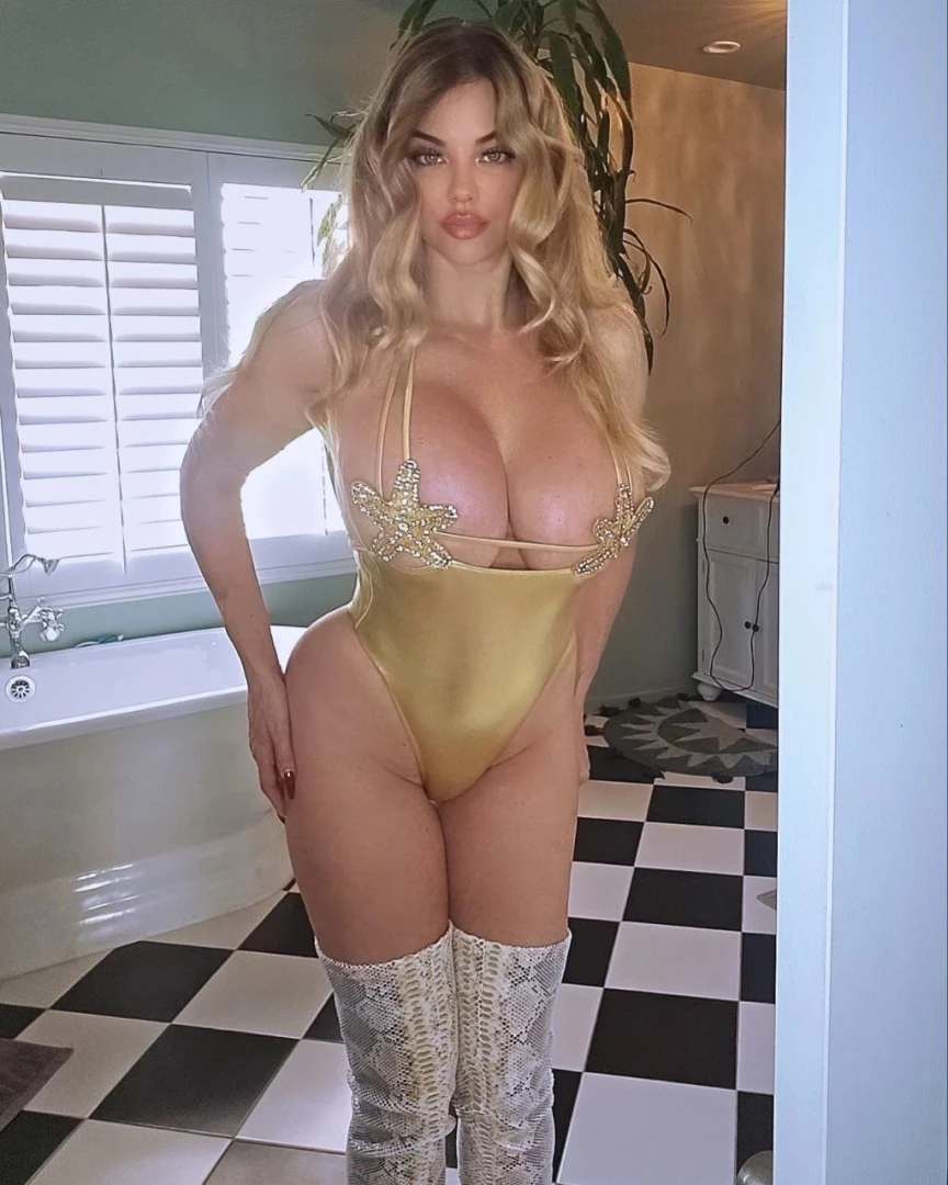 You get home from work after a long day i m waiting for you wearing 