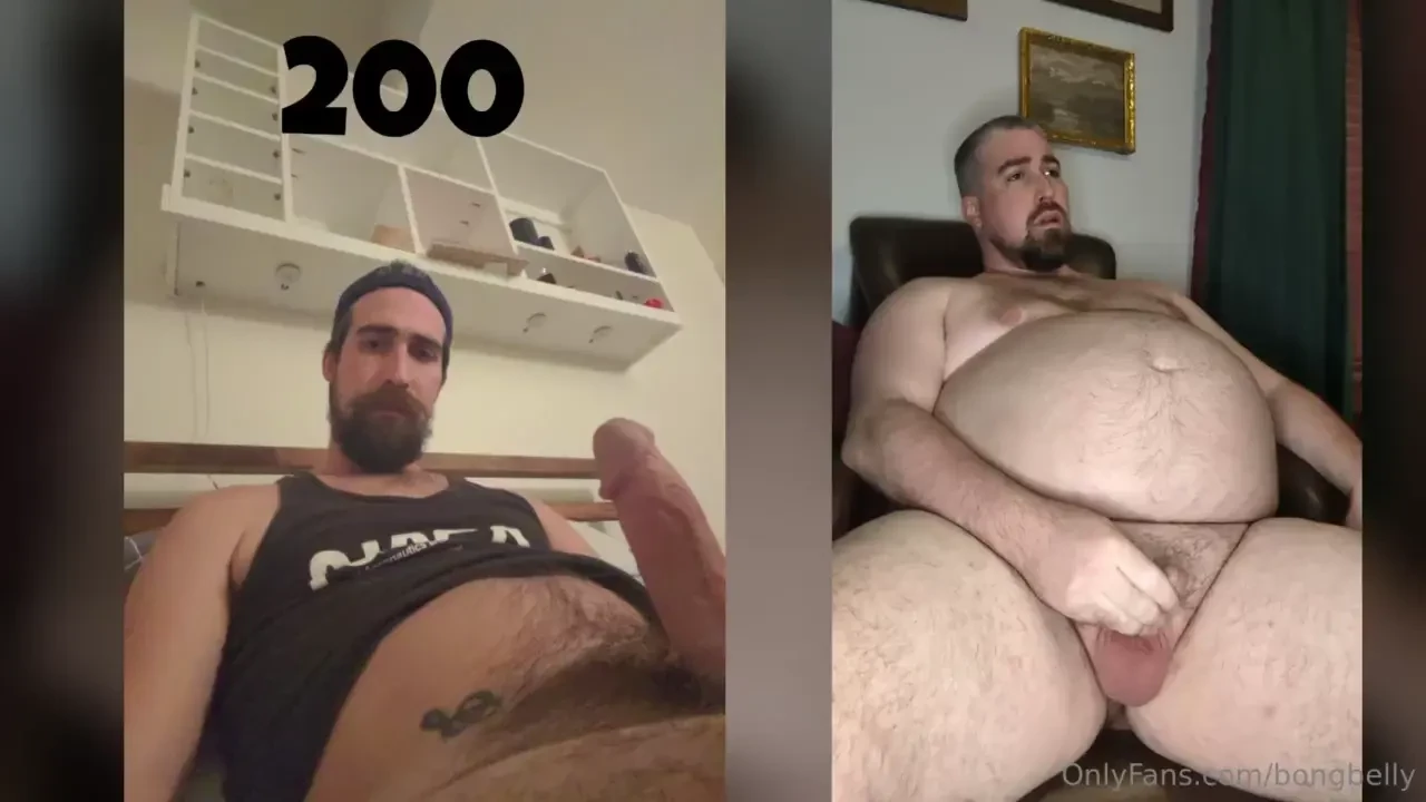 Jerking off to my own gains 