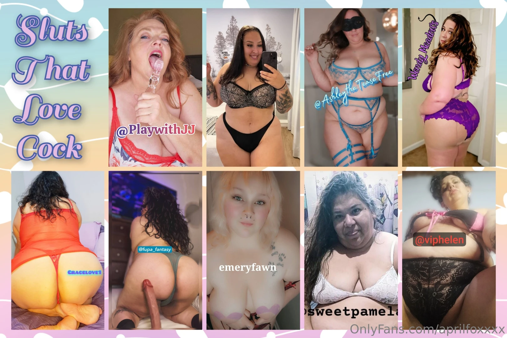 12 playwithjj aprilfoxxxx ashleytheteasefree wendymeadows gracelove1 