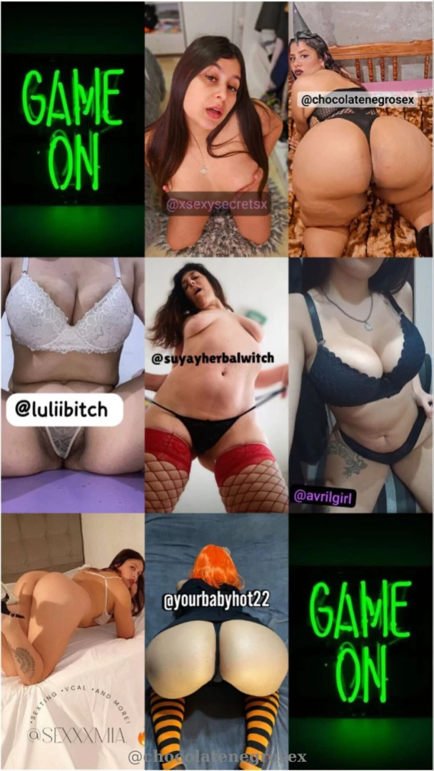 Ready for us xsexysecretsx chocolatenegrosex luliibitch 