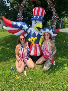 Me and boo sexxi_jess celebrating the 4th tip if you think me and jess