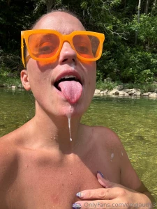 Had a little too much fun sucking dick down at the river