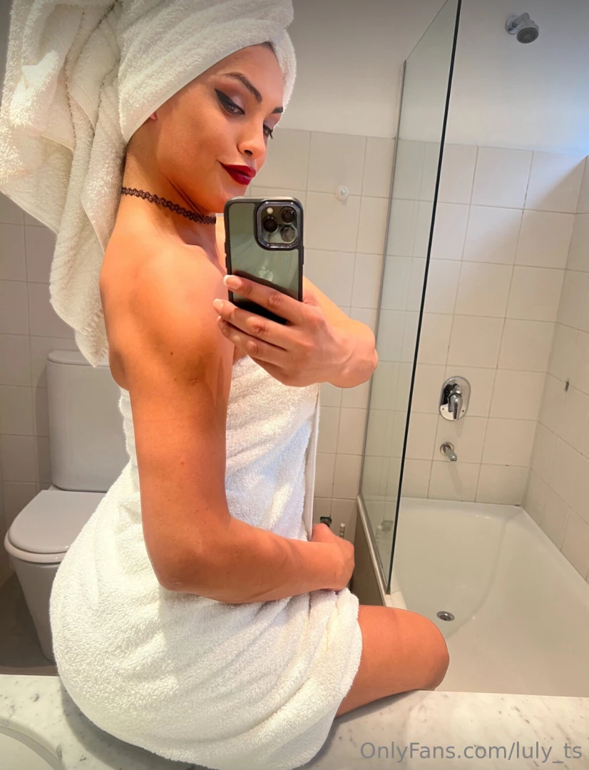 Washing off the makeup a relaxing shower and winding down for the day 