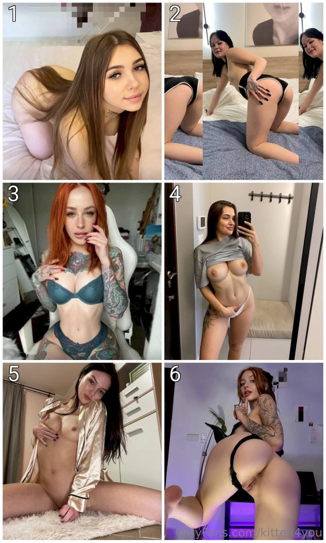 Follow my besties for fun surprises 1 nika_huge_boobs 2 sofiafoxxxx 3 