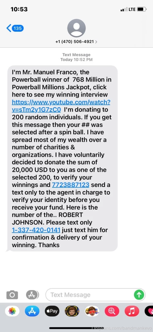 New scam people are doing 