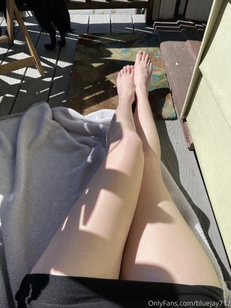 It s so warm and beautiful today gonna sun my white little leggies i m part 1 