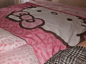 I got hello kitty bedsheets i just can t of how adorable they are part 1