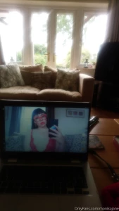 Camming getting naked and playing with myself in someone else s living part 1