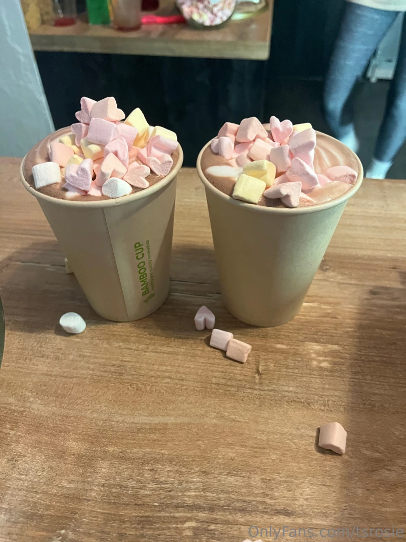 Today i treated myself to cocoa with marshmallows a little sweetness part 1 