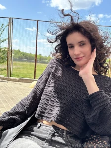 Today the wind styled my hair and i just enjoyed the sun and the