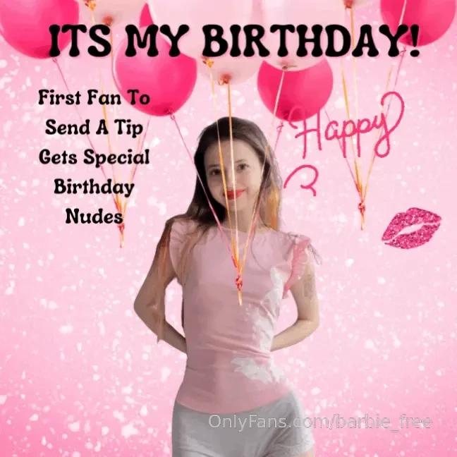 Today is my birthday i am glad we are alive at the same time during 