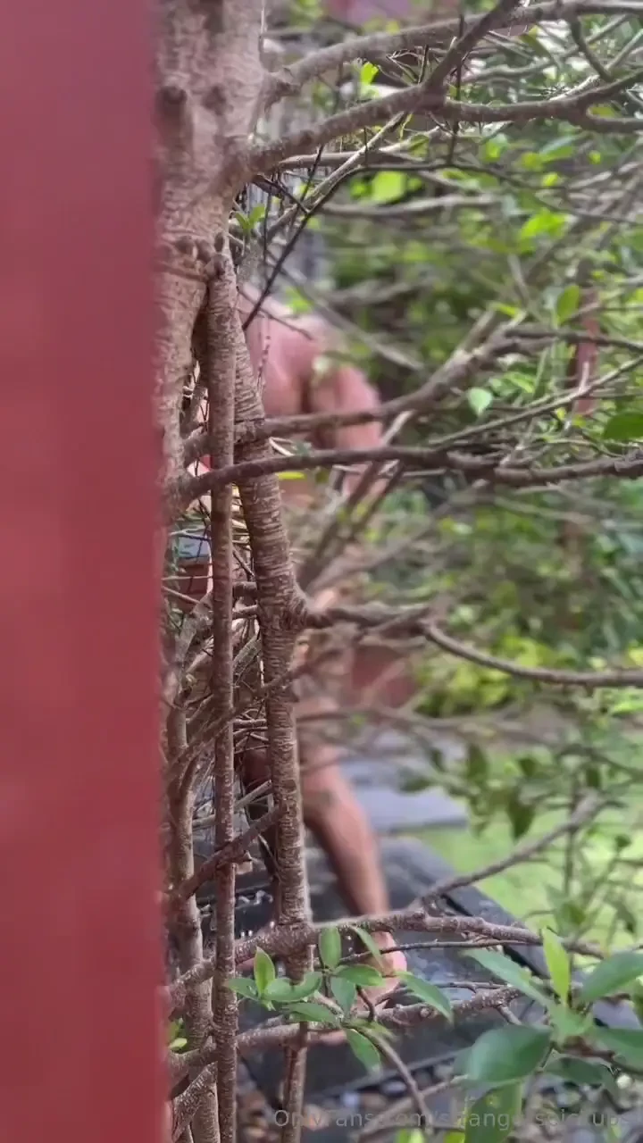 Got caught all horny by voyuer was bit scared but helping hand is 