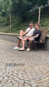 Met an italian influencer gwoodlight in streets of prague and it didnt