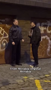 Bit strange guy i picked late night on a street had and impressive