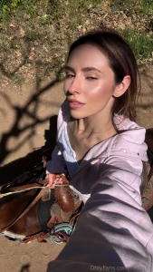 Horseback riding was so much fun