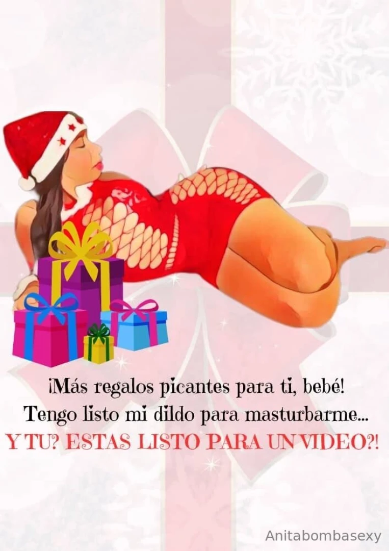 Ve la segunda foto hoy en mi calendario d adviento vengo muy caliente 