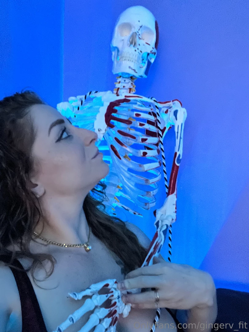 Who s ready for spooky season this is benny my anatomical skeleton 