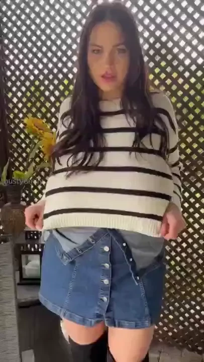 Teasing my neighbors how do you like this kind of entertainment 